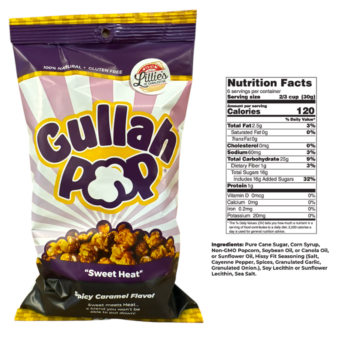 Gullah Pop Sweet Heat Popcorn (12 ct.) – LilliesofChas