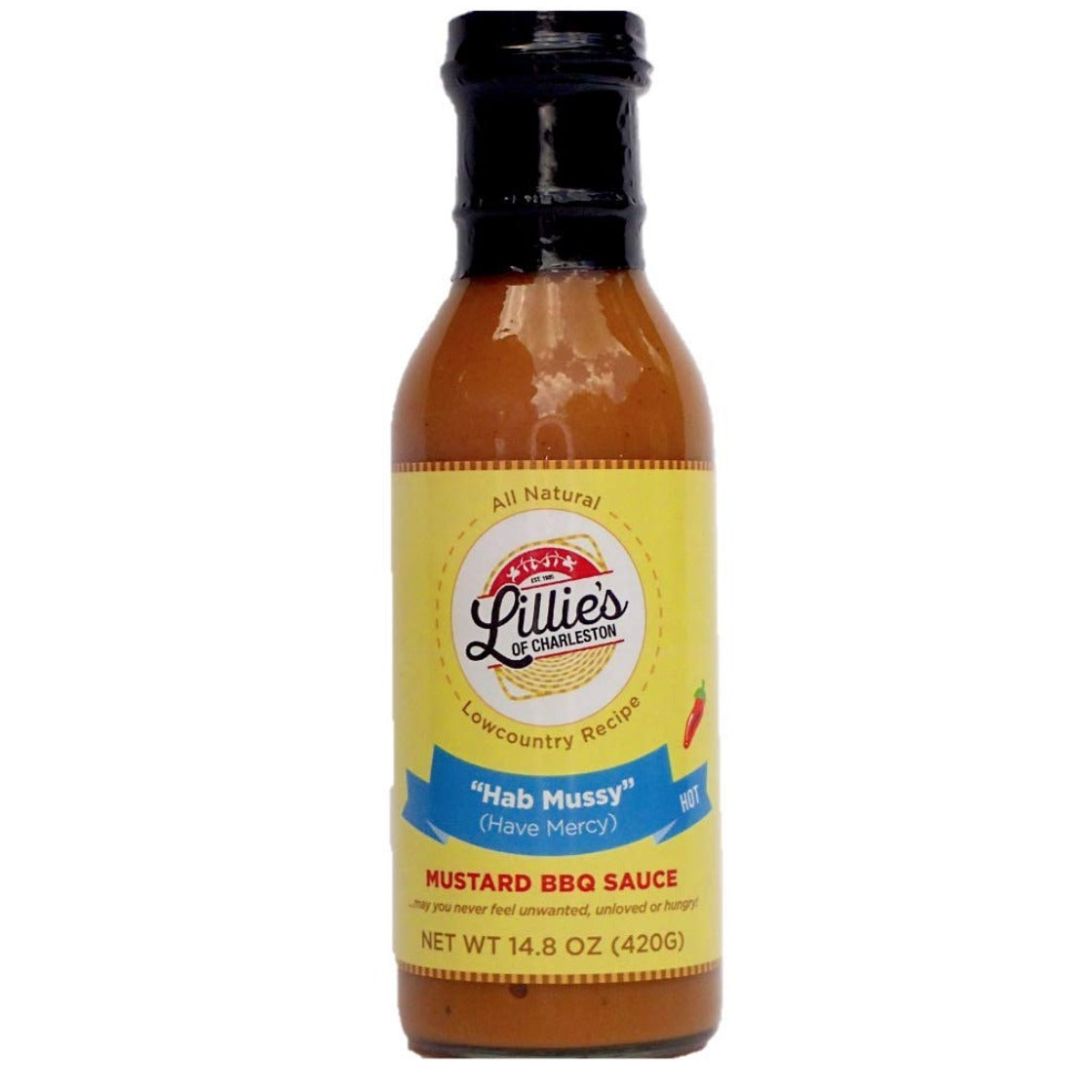 Hab Mussy Mustard Bbq Sauce, 14.8 Oz